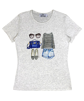 DOLL MEMORIES  Stripes T-Shirt STRIPES