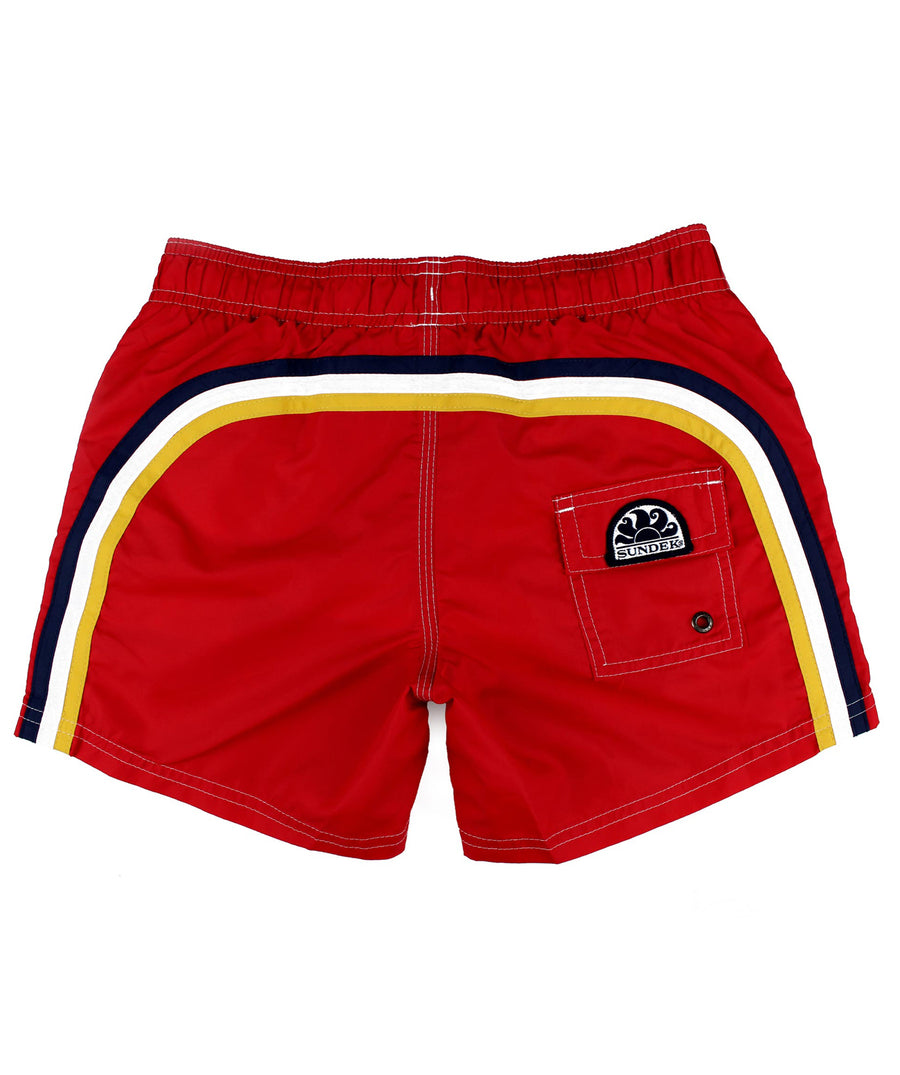 Elastic Waist Sundek Shorts Sale Sundek Logo-waistband Swim Shorts