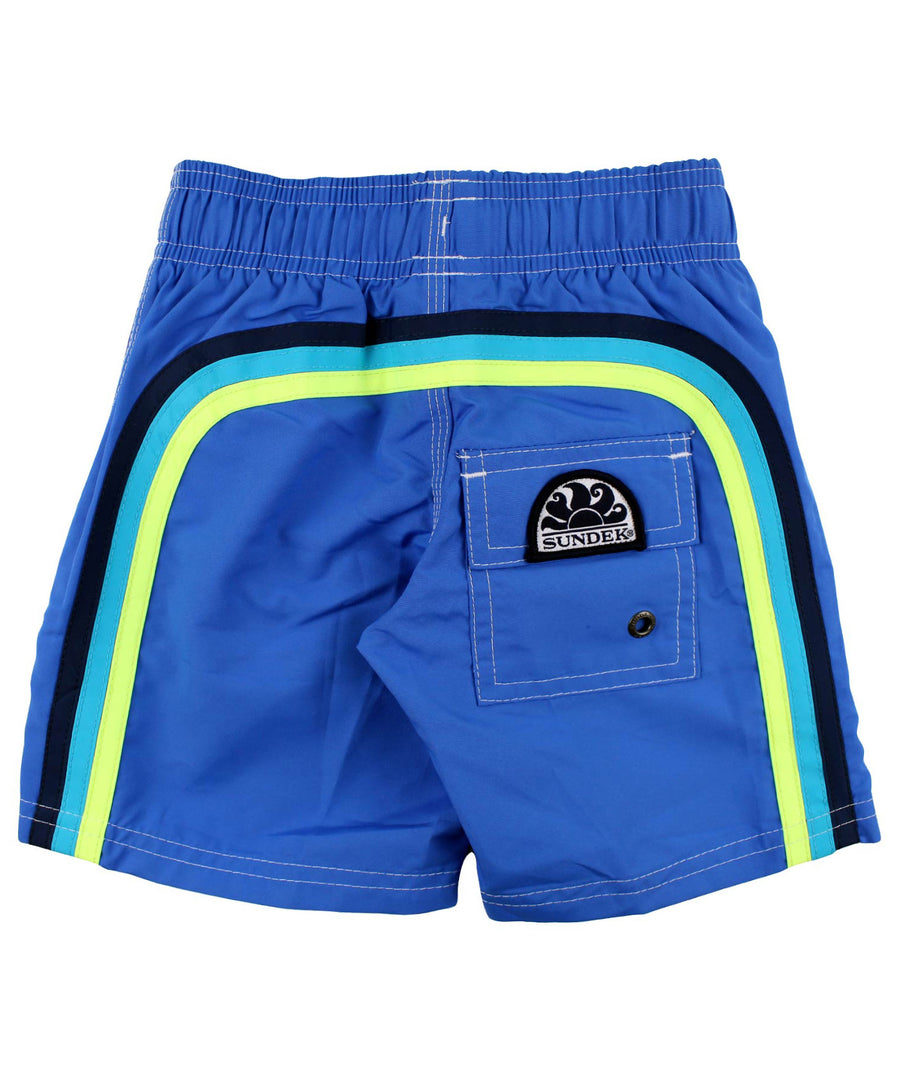 SUNDEK  Boy's 12" Elastic Waist Swim Shorts B505BDTA100