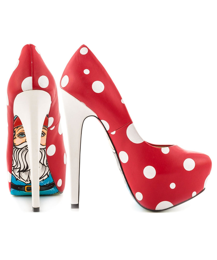 TAYLOR SAYS  Gnomies Polka Dot Leather Platforms 100TLRGNOMIES