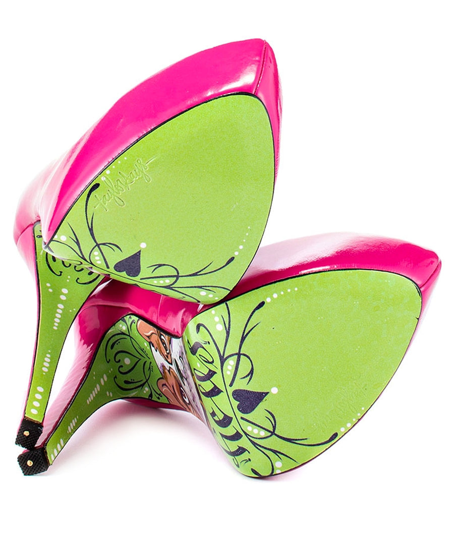 TAYLOR SAYS  Hells Bells Patent Leather Platforms 100TLRHELLSBELLS