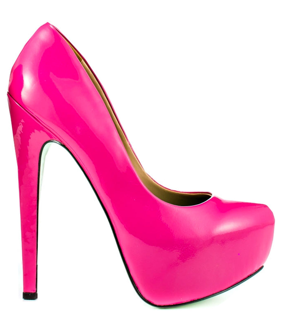 TAYLOR SAYS  Hells Bells Patent Leather Platforms 100TLRHELLSBELLS