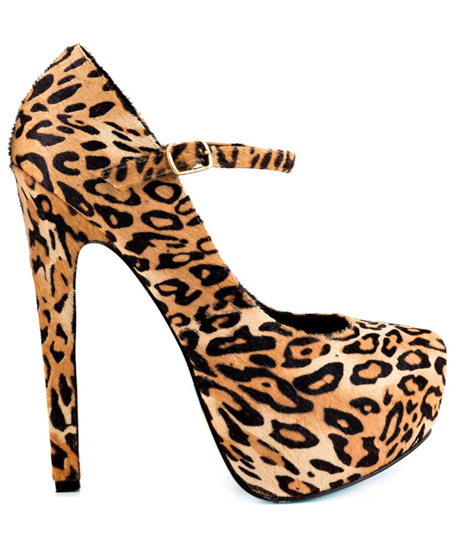 TAYLOR SAYS  Lipstix Pony Hair Platforms 100TLRLIPSTIX