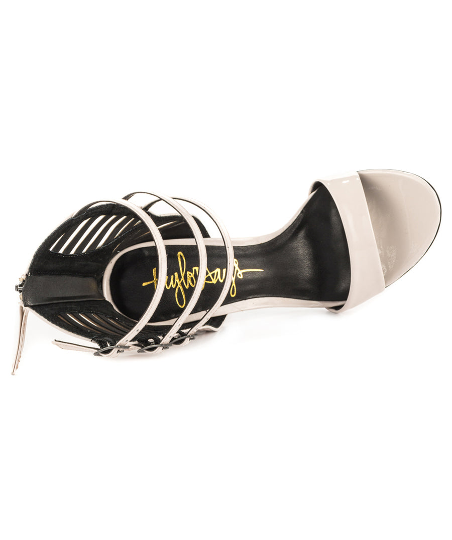 TAYLOR SAYS  Miss Skully Patent Leather Pumps 100TLRMISSSKULLY