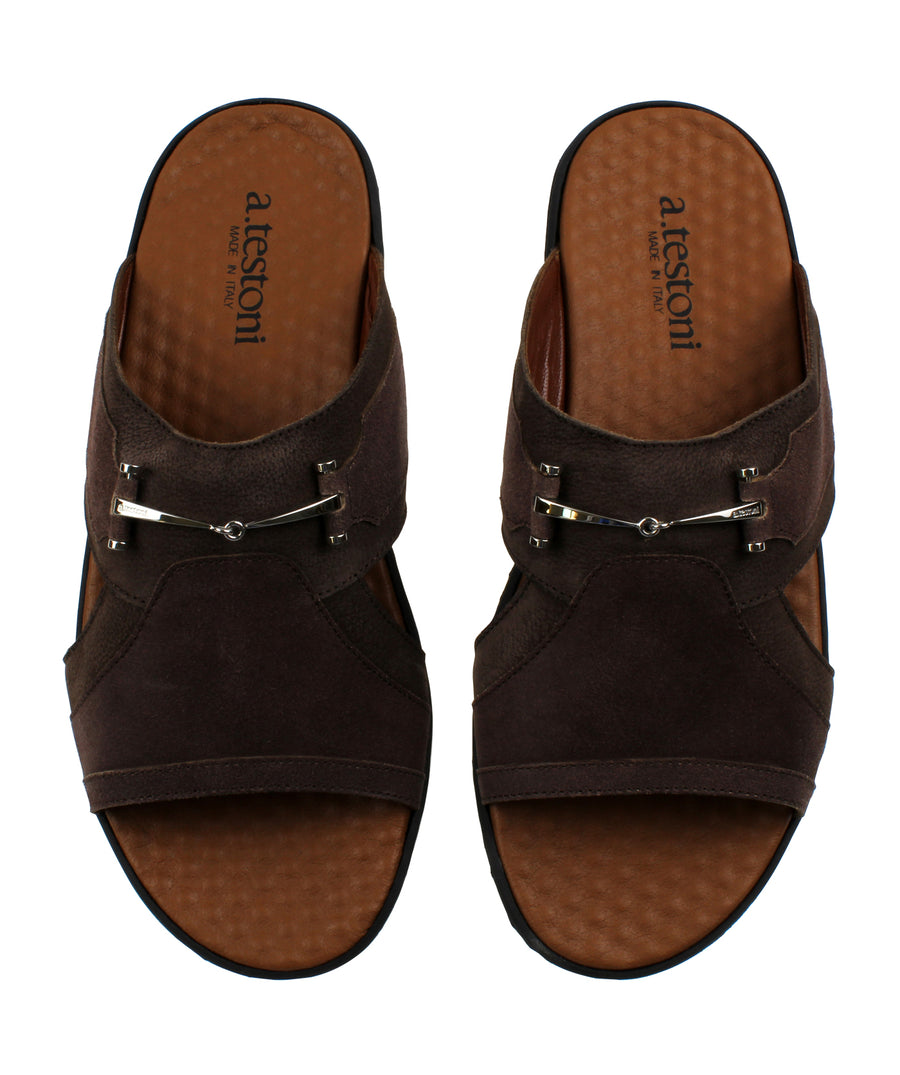 A. TESTONI  Sport Nabuk Calf Leather Sandals 125AT11W1531