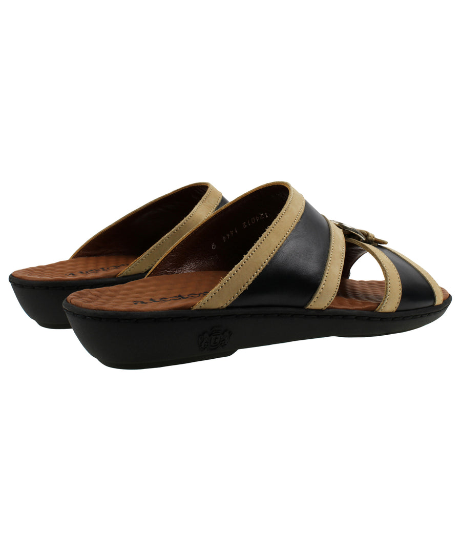 A. TESTONI  Napa and Nabuk Calf Leather Sandals 125AT9W1444