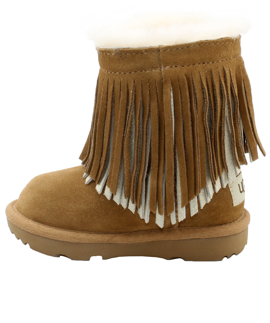 UGG  Classic Short II Fringe Boots 1019695T